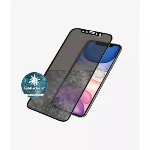 PanzerGlass Szkło PanzerGlass E2E Super+ do iPhone XR/11 Case Friendly Privacy czarny/black PanzerGlass Szkło PanzerGlass E2E Super+ do iPhone XR/11 Case Friendly Privacy czarny/black