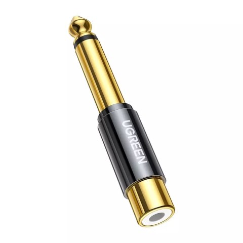 UGreen Adapter UGREEN przejściówka jack 6,35 mm (męski) na RCA (żeński) złoty (AV169 80731) UGreen Adapter UGREEN przejściówka jack 6,35 mm (męski) na RCA (żeński) złoty (AV169 80731)