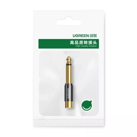UGreen Adapter UGREEN przejściówka jack 6,35 mm (męski) na RCA (żeński) złoty (AV169 80731) UGreen Adapter UGREEN przejściówka jack 6,35 mm (męski) na RCA (żeński) złoty (AV169 80731)
