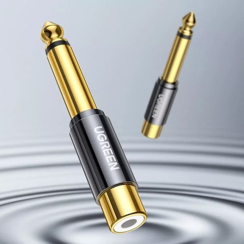 UGreen Adapter UGREEN przejściówka jack 6,35 mm (męski) na RCA (żeński) złoty (AV169 80731) UGreen Adapter UGREEN przejściówka jack 6,35 mm (męski) na RCA (żeński) złoty (AV169 80731)