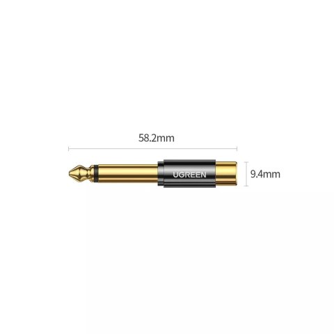 UGreen Adapter UGREEN przejściówka jack 6,35 mm (męski) na RCA (żeński) złoty (AV169 80731) UGreen Adapter UGREEN przejściówka jack 6,35 mm (męski) na RCA (żeński) złoty (AV169 80731)