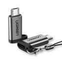 UGreen Adapter UGREEN przejściówka z USB Typ C na micro USB szary (50590)