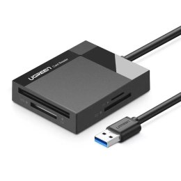 UGreen Czytnik kart pamięci UGREEN USB 3.0 SD / micro SD / CF / MS czarny (30231)