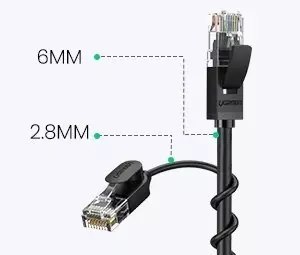 UGreen Ugreen kabel przewód internetowy sieciowy Ethernet patchcord RJ45 Cat 6A UTP 1000Mbps 10 m czarny (70656) UGreen Ugreen kabel przewód internetowy sieciowy Ethernet patchcord RJ45 Cat 6A UTP 1000Mbps 10 m czarny (70656)