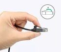 UGreen Ugreen kabel przewód internetowy sieciowy Ethernet patchcord RJ45 Cat 6A UTP 1000Mbps 10 m czarny (70656)
