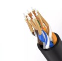 UGreen Ugreen kabel przewód internetowy sieciowy Ethernet patchcord RJ45 Cat 6A UTP 1000Mbps 10 m czarny (70656)