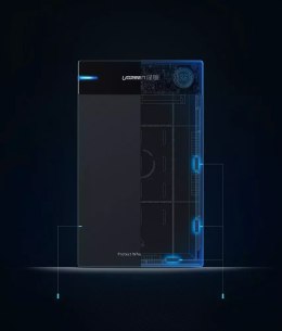 UGreen Ugreen kieszeń na dysk HDD obudowa dysku SATA 3,5'' USB 3.0 czarny (50422)