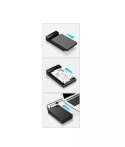 UGreen Ugreen kieszeń na dysk HDD obudowa dysku SATA 3,5'' USB 3.0 czarny (50422)