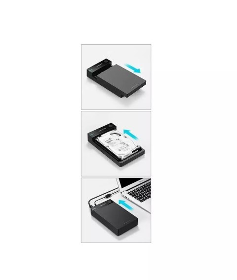 UGreen Ugreen kieszeń na dysk HDD obudowa dysku SATA 3,5'' USB 3.0 czarny (50422) UGreen Ugreen kieszeń na dysk HDD obudowa dysku SATA 3,5'' USB 3.0 czarny (50422)