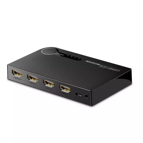 UGreen Ugreen przełącznik rozdzielacz splitter switch HDMI - 3x HDMI 3D 4K 7,5 Gbps 36 bit na kanał czarny (40234) UGreen Ugreen przełącznik rozdzielacz splitter switch HDMI - 3x HDMI 3D 4K 7,5 Gbps 36 bit na kanał czarny (40234)