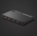UGreen Ugreen przełącznik rozdzielacz splitter switch HDMI - 3x HDMI 3D 4K 7,5 Gbps 36 bit na kanał czarny (40234)