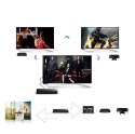 UGreen Ugreen przełącznik rozdzielacz splitter switch HDMI - 3x HDMI 3D 4K 7,5 Gbps 36 bit na kanał czarny (40234)