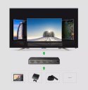 UGreen Ugreen przełącznik rozdzielacz splitter switch HDMI - 3x HDMI 3D 4K 7,5 Gbps 36 bit na kanał czarny (40234)