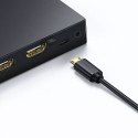UGreen Ugreen przełącznik rozdzielacz splitter switch HDMI - 3x HDMI 3D 4K 7,5 Gbps 36 bit na kanał czarny (40234)