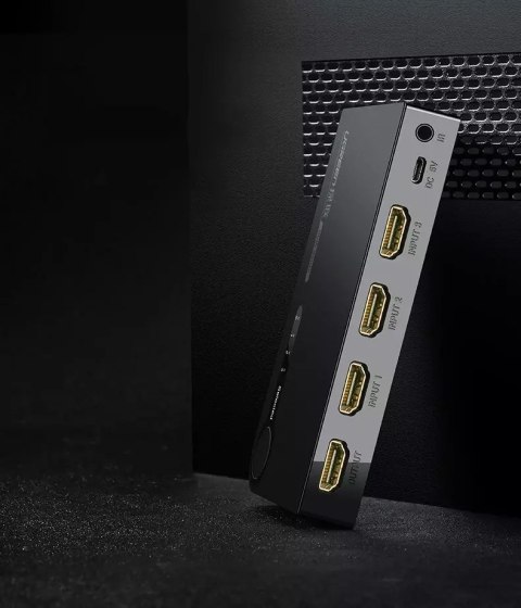UGreen Ugreen przełącznik rozdzielacz splitter switch HDMI - 3x HDMI 3D 4K 7,5 Gbps 36 bit na kanał czarny (40234) UGreen Ugreen przełącznik rozdzielacz splitter switch HDMI - 3x HDMI 3D 4K 7,5 Gbps 36 bit na kanał czarny (40234)