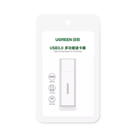 UGreen Ugreen przenośny czytnik kart TF/SD pod USB 3.0 czarny (CM104) UGreen Ugreen przenośny czytnik kart TF/SD pod USB 3.0 czarny (CM104)