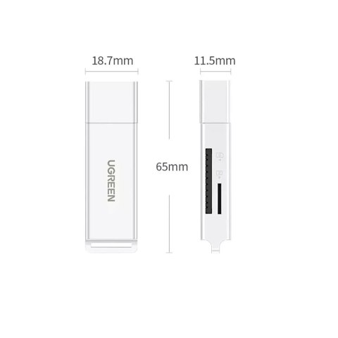 UGreen Ugreen przenośny czytnik kart TF/SD pod USB 3.0 czarny (CM104) UGreen Ugreen przenośny czytnik kart TF/SD pod USB 3.0 czarny (CM104)