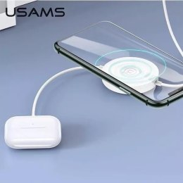 Usams USAMS Ładowarka indukcyjna US-CC096 10W z kablem lightning czarny/black CC96WH01