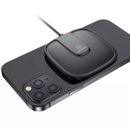 Usams USAMS Ładowarka indukcyjna US-CD153 magnetic 15W iPhone 12 series czarny/black CD153DZ01
