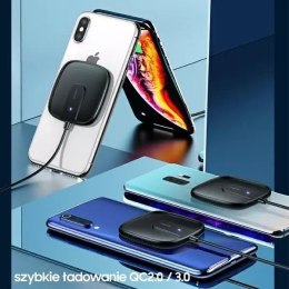 Usams USAMS Ładowarka indukcyjna US-CD159 magnetic W1 15W Extra-thin iPhone 12 series biały/white CD159DZ02