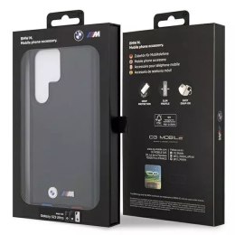 BMW Etui BMW BMHCS23L22PTDK do Samsung Galaxy S23 Ultra S918 Leather Stamp Tricolor czarny/black