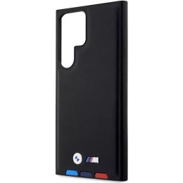 BMW Etui BMW BMHCS23L22PTDK do Samsung Galaxy S23 Ultra S918 Leather Stamp Tricolor czarny/black