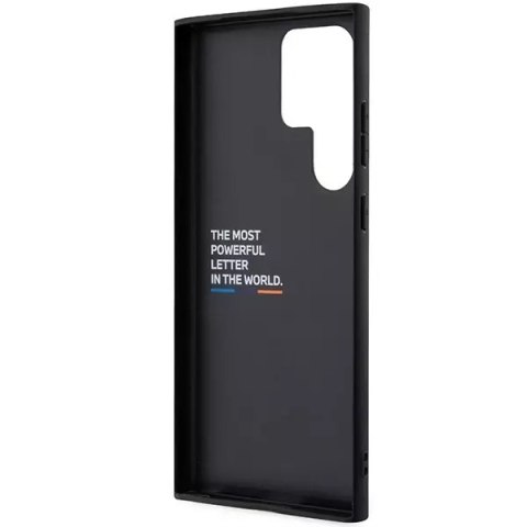 BMW Etui BMW BMHCS23L22PTDK do Samsung Galaxy S23 Ultra S918 Leather Stamp Tricolor czarny/black BMW Etui BMW BMHCS23L22PTDK do Samsung Galaxy S23 Ultra S918 Leather Stamp Tricolor czarny/black
