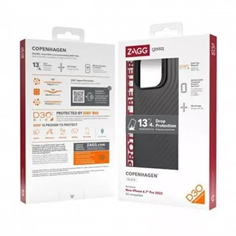 Gear4 Etui Gear4 Copenhagen do iPhone 14 Pro Max 6,7" czarny/black 51543 Gear4 Etui Gear4 Copenhagen do iPhone 14 Pro Max 6,7" czarny/black 51543