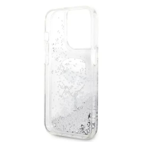 Karl Lagerfeld Etui Karl Lagerfeld KLHCP14XLNKHCH do iPhone 14 Pro Max 6,7" hardcase Glitter Karl Head srebrny/silver Karl Lagerfeld Etui Karl Lagerfeld KLHCP14XLNKHCH do iPhone 14 Pro Max 6,7" hardcase Glitter Karl Head srebrny/silver