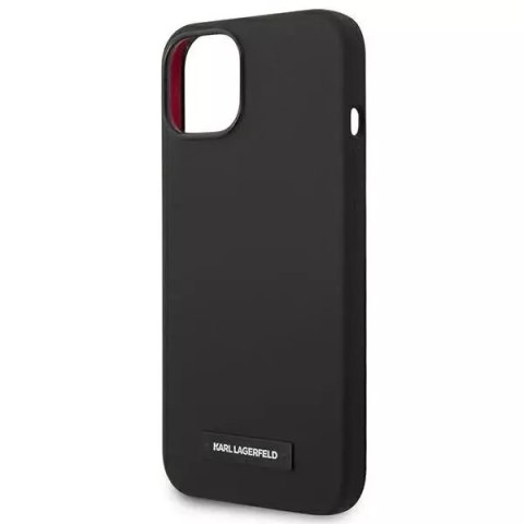 Karl Lagerfeld Etui Karl Lagerfeld KLHMP14MSLMP1K do iPhone 14 Plus 6,7" hardcase Silicone Plaque Magsafe Karl Lagerfeld Etui Karl Lagerfeld KLHMP14MSLMP1K do iPhone 14 Plus 6,7" hardcase Silicone Plaque Magsafe