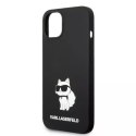 Karl Lagerfeld Etui Karl Lagerfeld KLHMP14MSNCHBCK do iPhone 14 Plus 6,7" hardcase Silicone Choupette MagSafe czarny/black