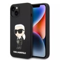 Karl Lagerfeld Etui Karl Lagerfeld KLHMP14MSNIKBCK do iPhone 14 Plus 6,7" hardcase Silicone Ikonik Magsafe czarny/black