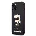 Karl Lagerfeld Etui Karl Lagerfeld KLHMP14MSNIKBCK do iPhone 14 Plus 6,7" hardcase Silicone Ikonik Magsafe czarny/black