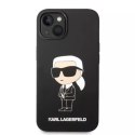 Karl Lagerfeld Etui Karl Lagerfeld KLHMP14MSNIKBCK do iPhone 14 Plus 6,7" hardcase Silicone Ikonik Magsafe czarny/black