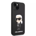 Karl Lagerfeld Etui Karl Lagerfeld KLHMP14MSNIKBCK do iPhone 14 Plus 6,7" hardcase Silicone Ikonik Magsafe czarny/black