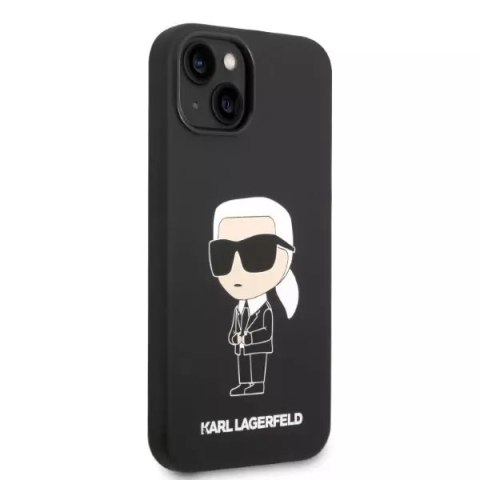 Karl Lagerfeld Etui Karl Lagerfeld KLHMP14MSNIKBCK do iPhone 14 Plus 6,7" hardcase Silicone Ikonik Magsafe czarny/black Karl Lagerfeld Etui Karl Lagerfeld KLHMP14MSNIKBCK do iPhone 14 Plus 6,7" hardcase Silicone Ikonik Magsafe czarny/black