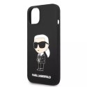 Karl Lagerfeld Etui Karl Lagerfeld KLHMP14MSNIKBCK do iPhone 14 Plus 6,7" hardcase Silicone Ikonik Magsafe czarny/black