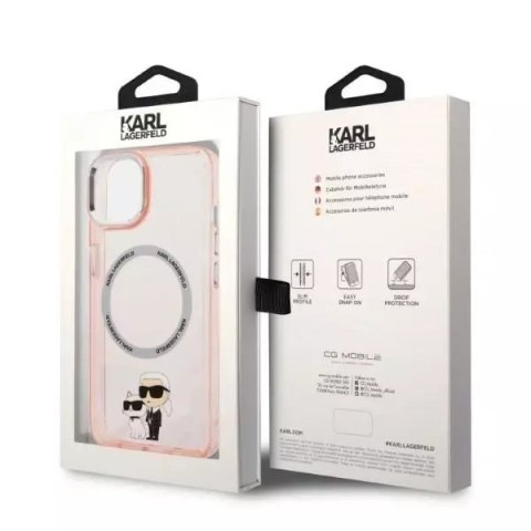 Karl Lagerfeld Etui Karl Lagerfeld KLHMP14SHNKCIP do iPhone 14 6,1" hardcase Iconic Karl&Choupette Magsafe Karl Lagerfeld Etui Karl Lagerfeld KLHMP14SHNKCIP do iPhone 14 6,1" hardcase Iconic Karl&Choupette Magsafe