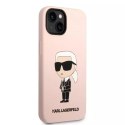 Karl Lagerfeld Etui Karl Lagerfeld KLHMP14SSNIKBCP do iPhone 14 6,1" hardcase Silicone Ikonik Magsafe