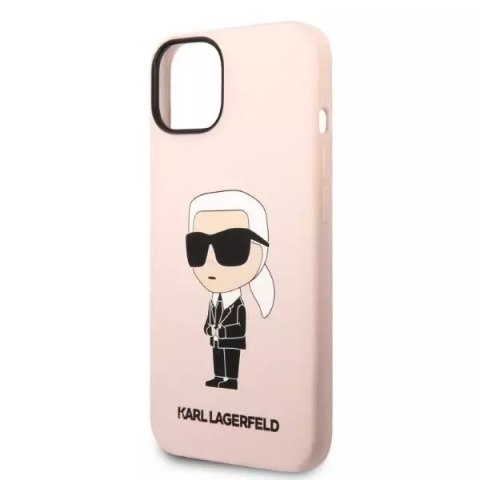 Karl Lagerfeld Etui Karl Lagerfeld KLHMP14SSNIKBCP do iPhone 14 6,1" hardcase Silicone Ikonik Magsafe Karl Lagerfeld Etui Karl Lagerfeld KLHMP14SSNIKBCP do iPhone 14 6,1" hardcase Silicone Ikonik Magsafe