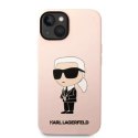 Karl Lagerfeld Etui Karl Lagerfeld KLHMP14SSNIKBCP do iPhone 14 6,1" hardcase Silicone Ikonik Magsafe