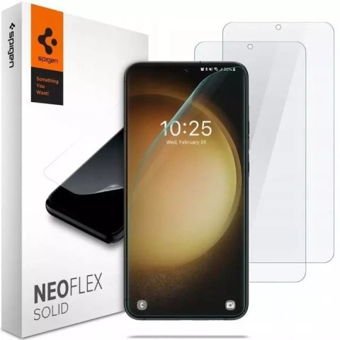 Spigen 2x Folia ochronna Hydrożelowa Spigen Neo Flex do Samsung Galaxy S23 Clear Spigen 2x Folia ochronna Hydrożelowa Spigen Neo Flex do Samsung Galaxy S23 Clear