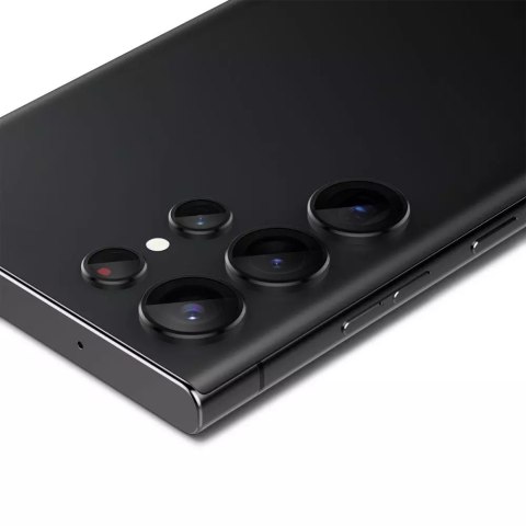 Spigen 2x Nakładka na obiekty Osłona aparatu Spigen Optik.Tr "EZ FIT" Camera Protector do Samsung Galaxy S23 Ultra Czarna Spigen 2x Nakładka na obiekty Osłona aparatu Spigen Optik.Tr "EZ FIT" Camera Protector do Samsung Galaxy S23 Ultra Czarna