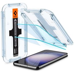 Spigen 2x Szkło hartowane na ekran telefonu Spigen Glas.Tr EZ FIT do Galaxy S23+ Plus Clear