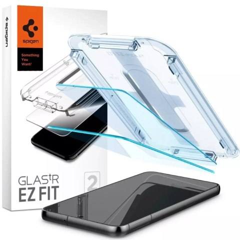 Spigen 2x Szkło hartowane na ekran telefonu Spigen Glas.Tr EZ FIT do Galaxy S23+ Plus Clear Spigen 2x Szkło hartowane na ekran telefonu Spigen Glas.Tr EZ FIT do Galaxy S23+ Plus Clear