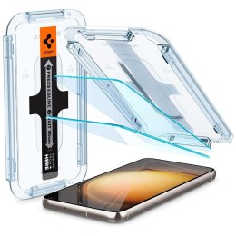 Spigen 2x Szkło hartowane na ekran telefonu Spigen Glas.Tr EZ FIT do Samsung Galaxy S23 Clear