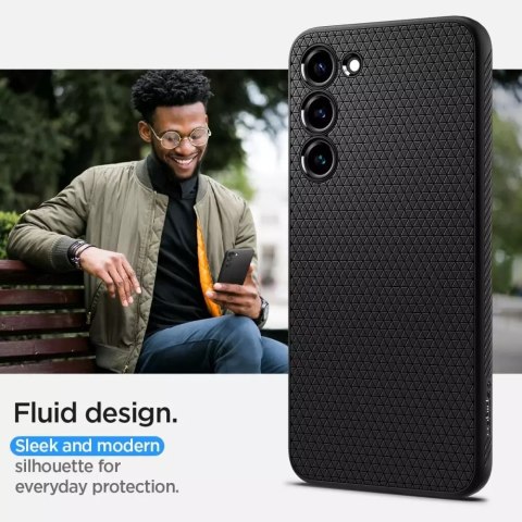Spigen Etui na telefon Spigen Liquid Air do Samsung Galaxy S23+ Plus Matte Black Spigen Etui na telefon Spigen Liquid Air do Samsung Galaxy S23+ Plus Matte Black