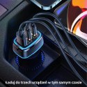 Usams USAMS Ład. sam. 2xUSB-C+1xUSB C24 105W Fast Charge biały/white CC141TC02 (US-CC141)