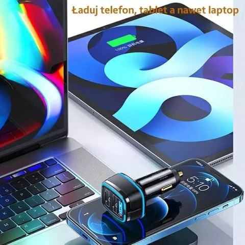 Usams USAMS Ład. sam. 2xUSB-C+1xUSB C24 105W Fast Charge biały/white CC141TC02 (US-CC141) Usams USAMS Ład. sam. 2xUSB-C+1xUSB C24 105W Fast Charge biały/white CC141TC02 (US-CC141)