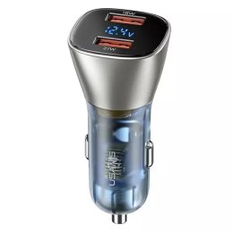 Usams USAMS Ład. sam. C29 45W 2xUSB-A Fast Charge jasno złoty/light gold CC154CC01(US-CC154)